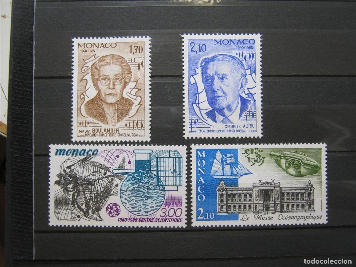 Sellos: M&Oacute;NACO 1985 SERIES YVERT 1471/72, 1473 Y 1474 MNH** LUJO.