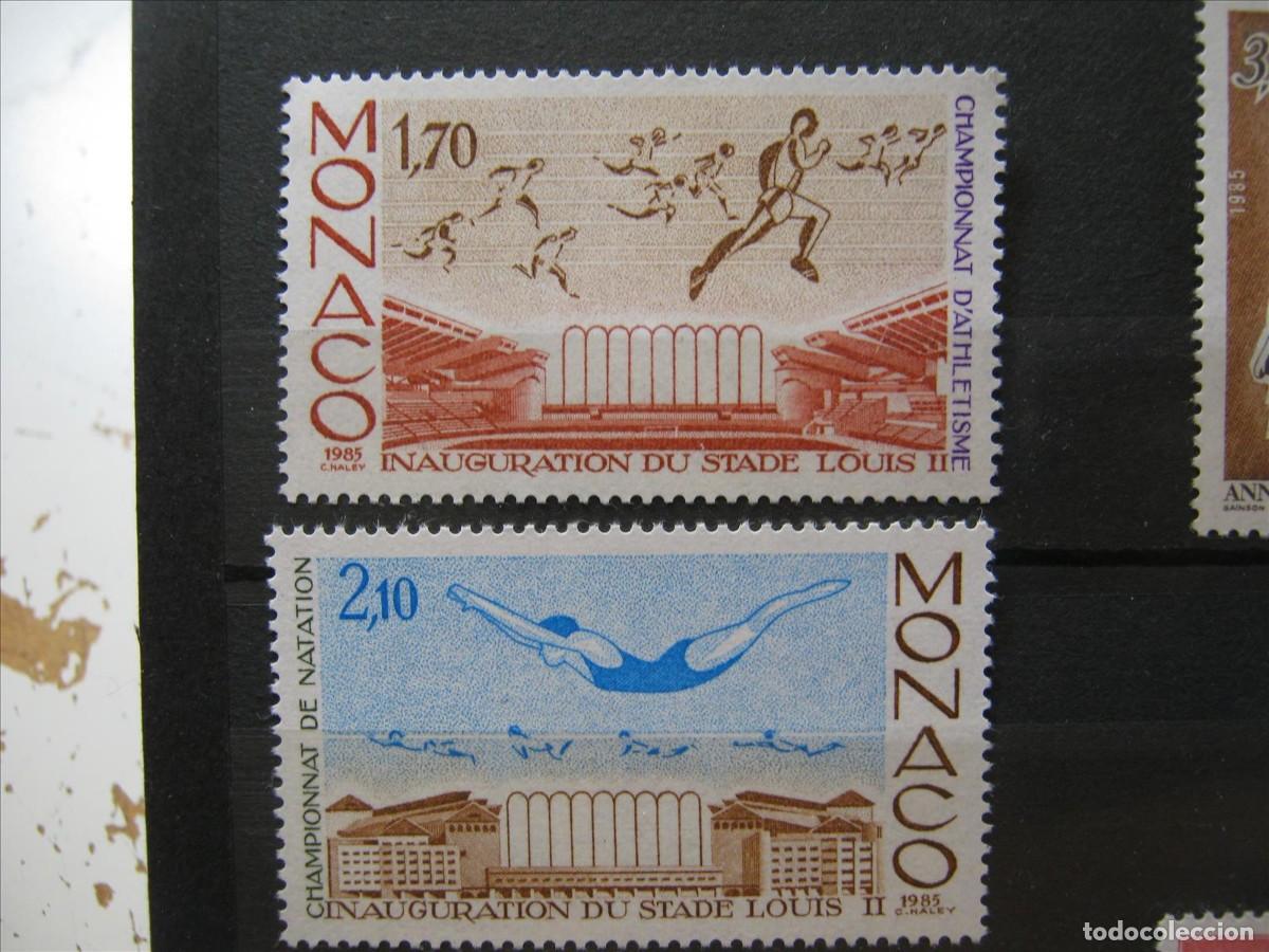 Francobolli: M&Oacute;NACO 1985 SERIE YVERT 1475/1476 MNH** LUJO.