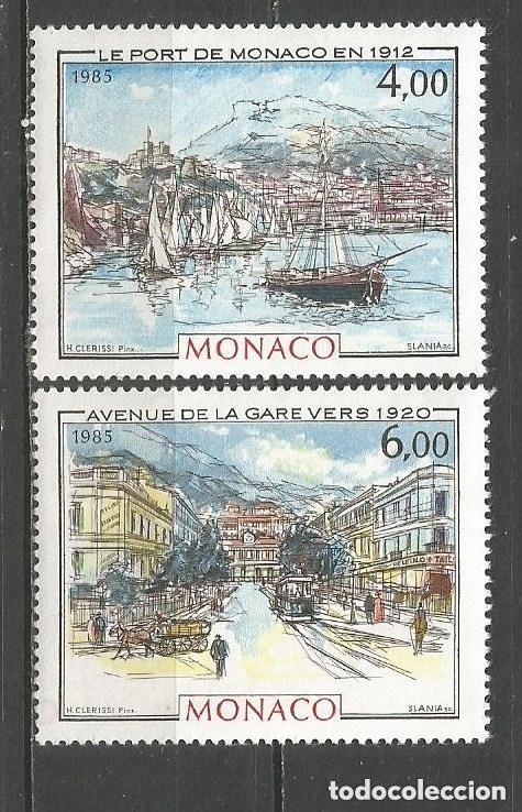 Sellos: M&Oacute;NACO 1985 SERIE YVERT 1492/1493 MNH** LUJO.