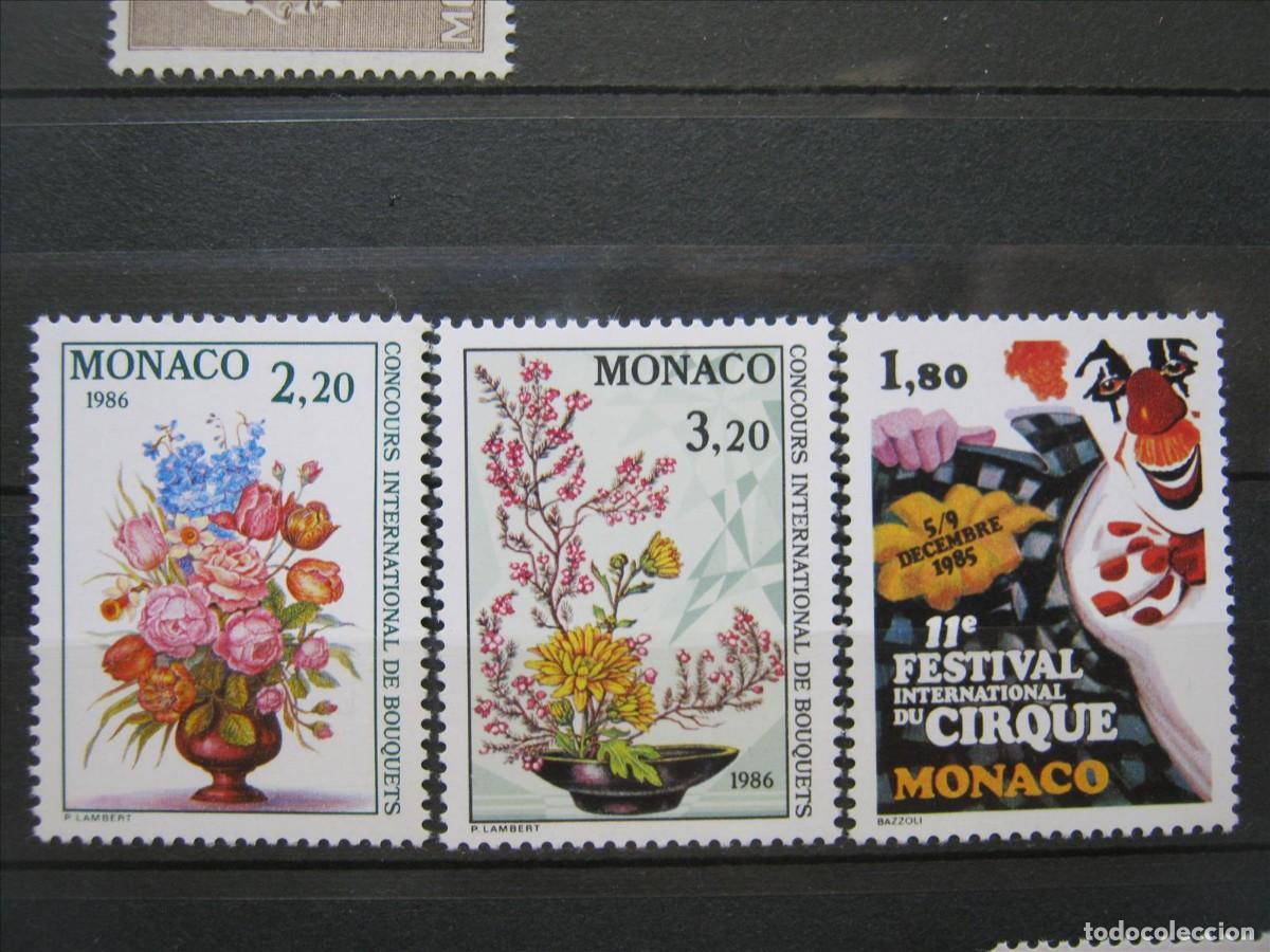 Briefmarken: M&Oacute;NACO 1985 SERIE YVERT 1496 + 1497/1498 MNH** LUJO.