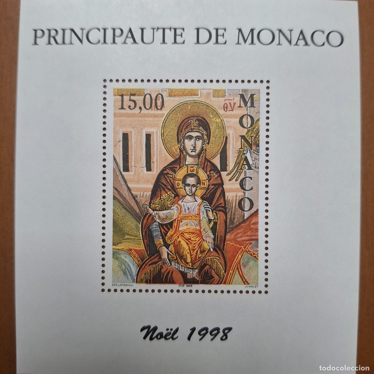 Timbres: HB937 HOJITAS BLOQUE de MONACO en NUEVO ideal para tematicas (leer descripcion)