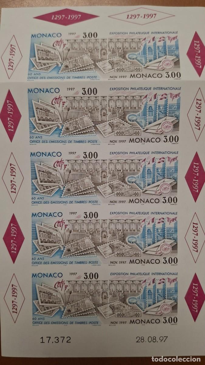 Briefmarken: HB938 HOJITAS BLOQUE de MONACO en NUEVO ideal para tematicas (leer descripcion)