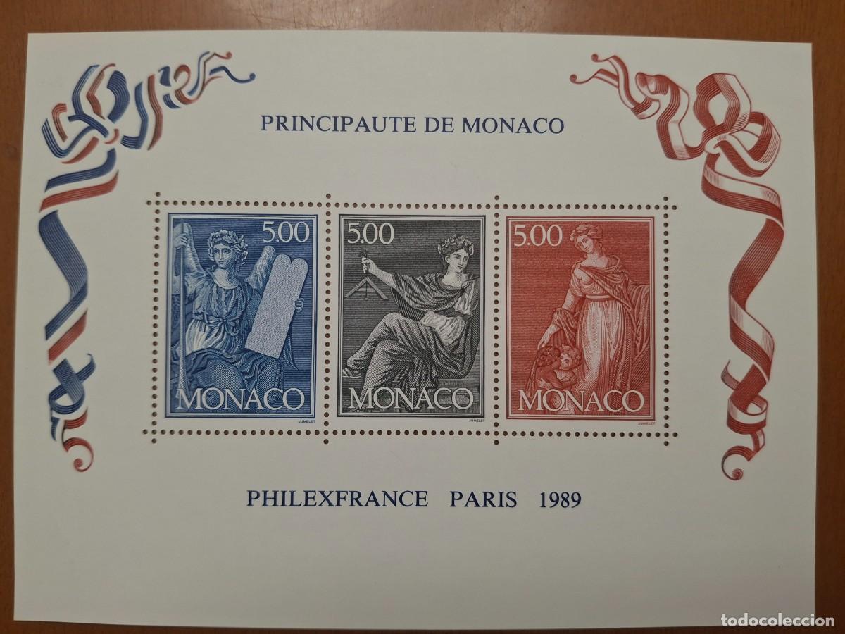 Sellos: HB941 HOJITAS BLOQUE de MONACO en NUEVO ideal para tematicas (leer descripcion)