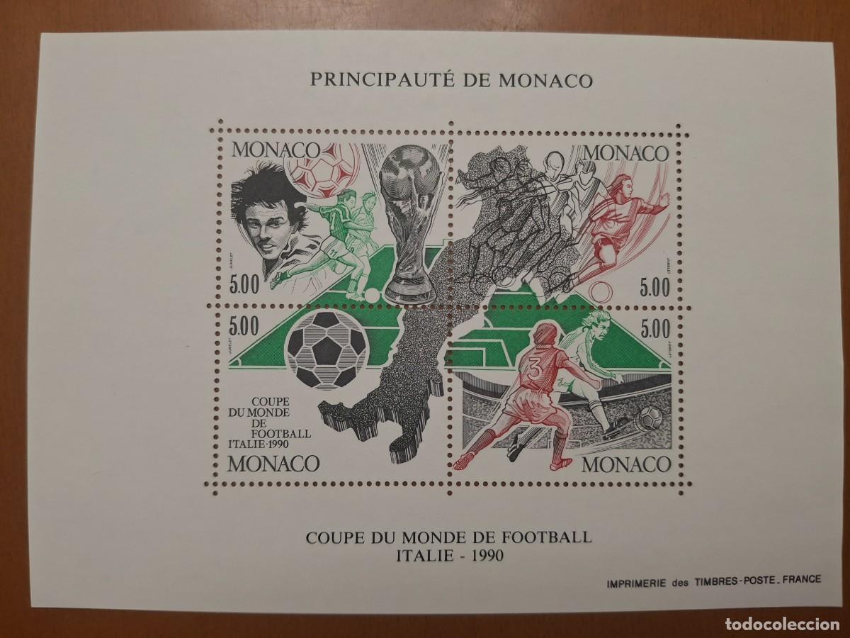 Sellos: HB942 HOJITAS BLOQUE de MONACO en NUEVO ideal para tematicas (leer descripcion)