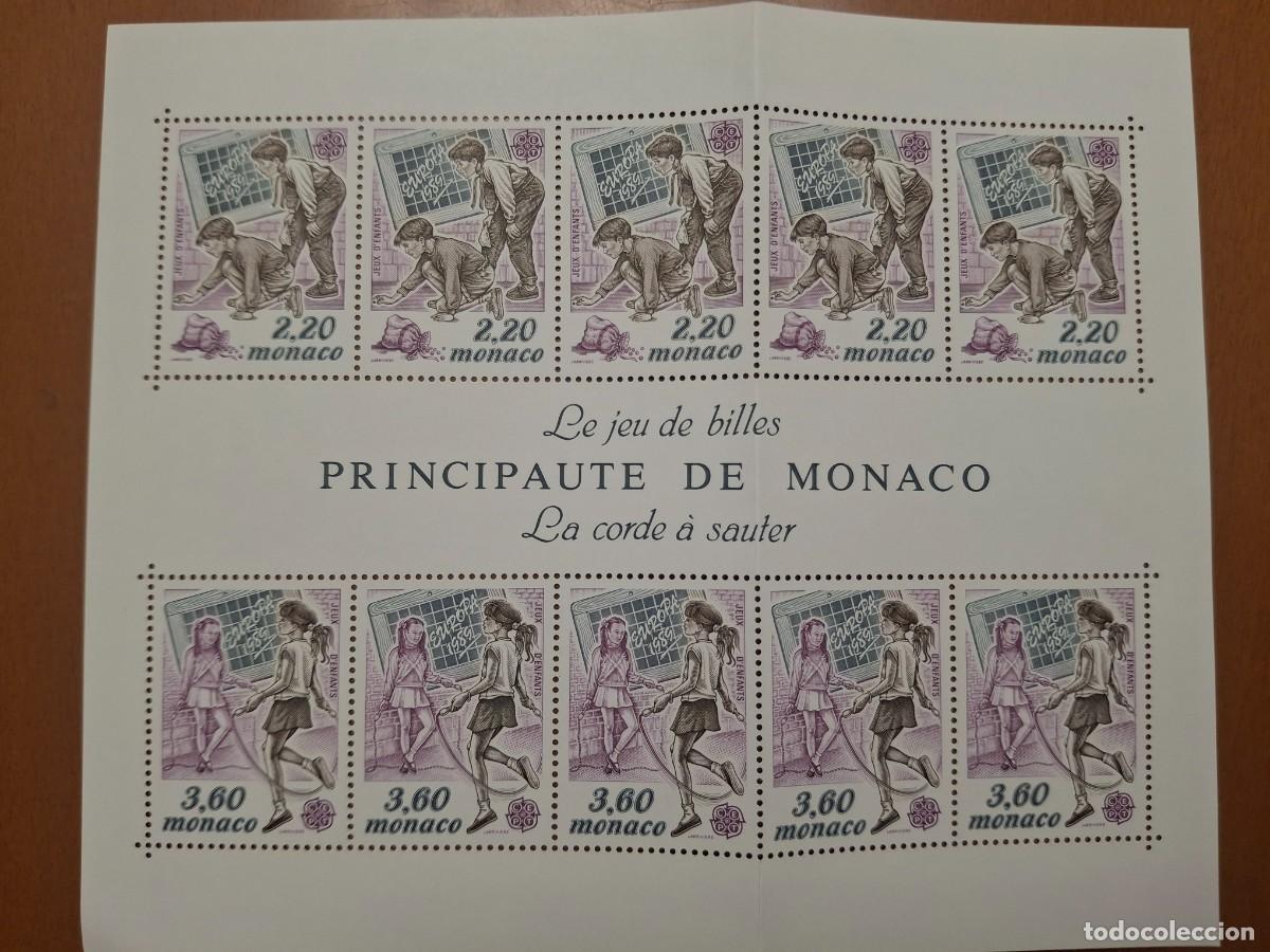 Sellos: HB947 HOJITAS BLOQUE de MONACO en NUEVO ideal para tematicas (leer descripcion)