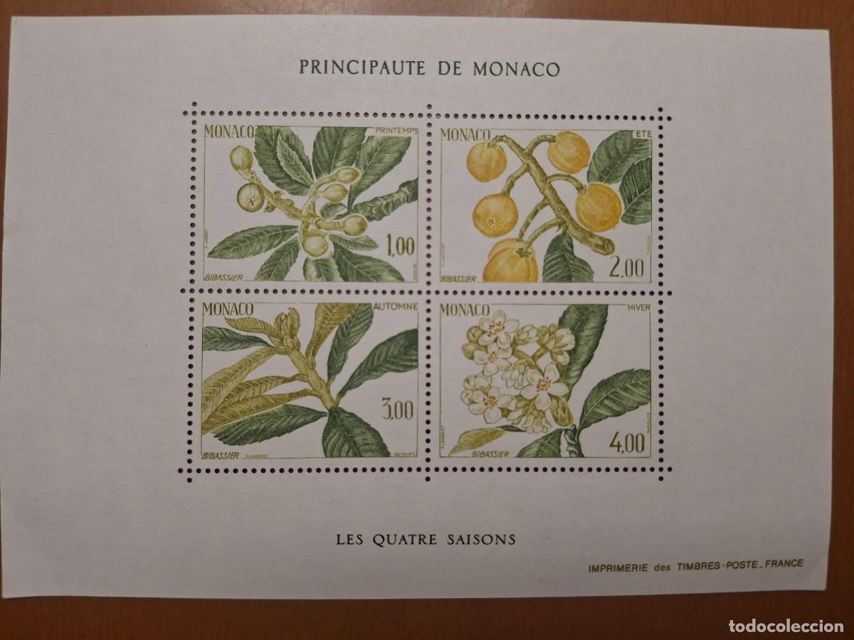 Sellos: HB952 HOJITAS BLOQUE de MONACO en NUEVO ideal para tematicas (leer descripcion)