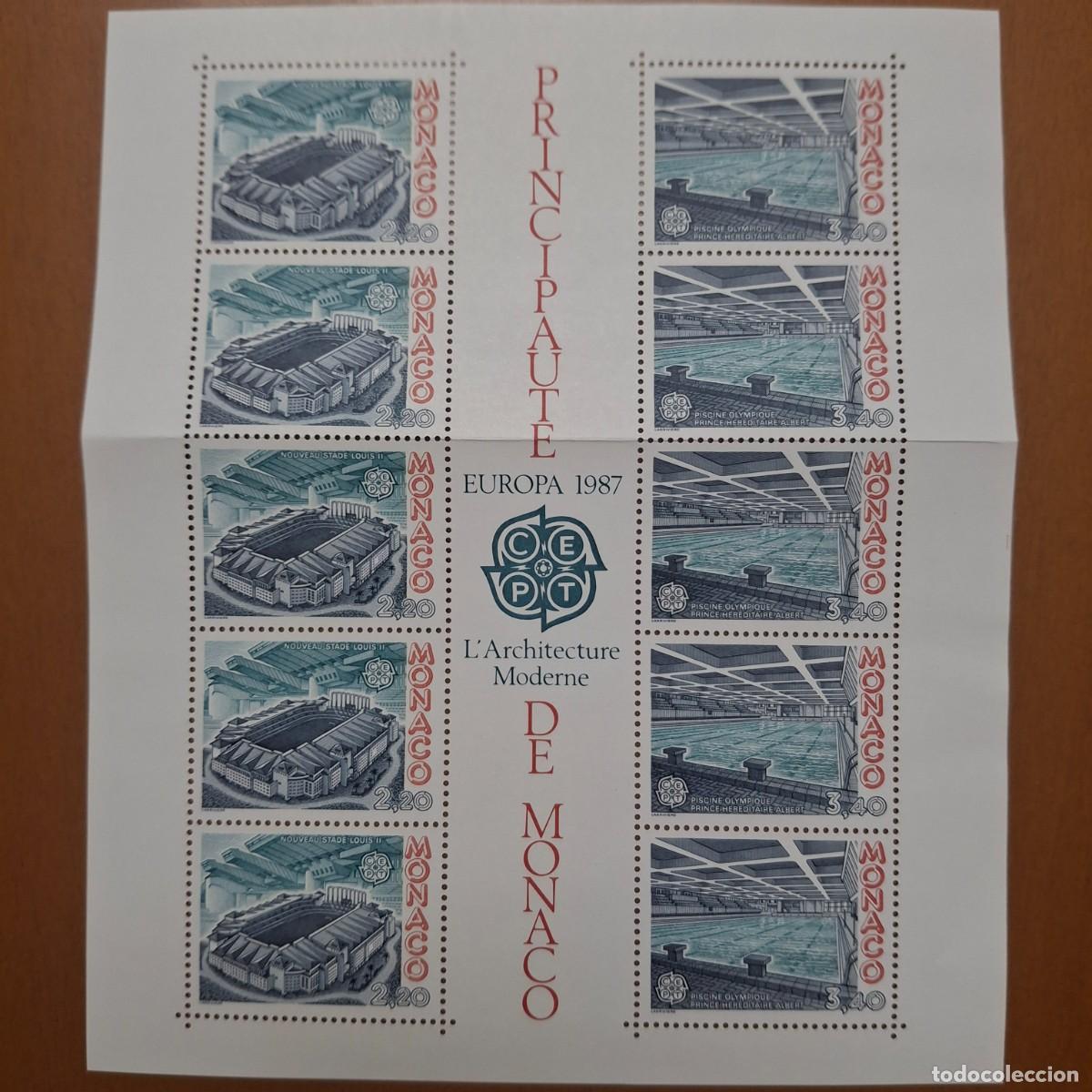 Selos: HB956 HOJITAS BLOQUE de MONACO en NUEVO ideal para tematicas (leer descripcion)