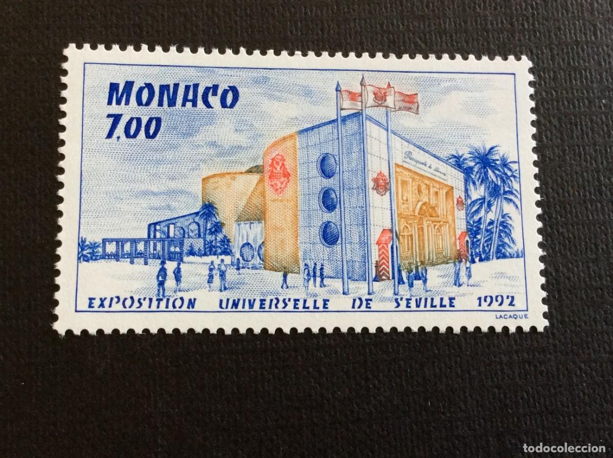 Sellos: MONACO N&ordm; YVERT 1828*** A&Ntilde;O 1992 EXPO 92 EN SEVILLA