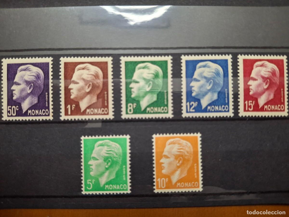 Francobolli: HB1523 Sellos MONACO a&ntilde;o 1950/51 YVERT 344/350** SERIE COMPLETA en NUEVO v.c. 72 &euro;
