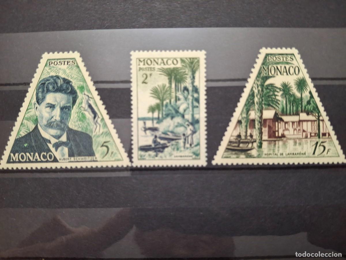 Selos: HB1526 Sellos MONACO a&ntilde;o 1955 YVERT 412/414** SERIE COMPLETA en NUEVO v.c. 10 &euro;