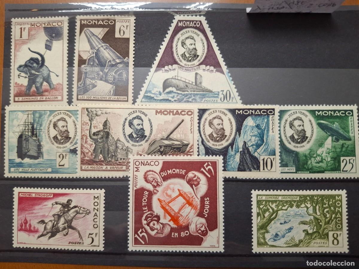Timbres: HB1527 Sellos MONACO a&ntilde;o 1955 YVERT 427/436** SERIE COMPLETA en NUEVO v.c. 26 &euro;