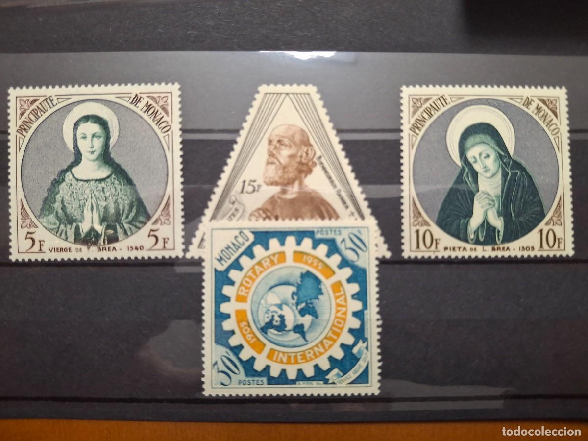 Sellos: HB1528 Sellos MONACO a&ntilde;o 1955 YVERT 437/440** SERIE COMPLETA en NUEVO v.c. 4 &euro;