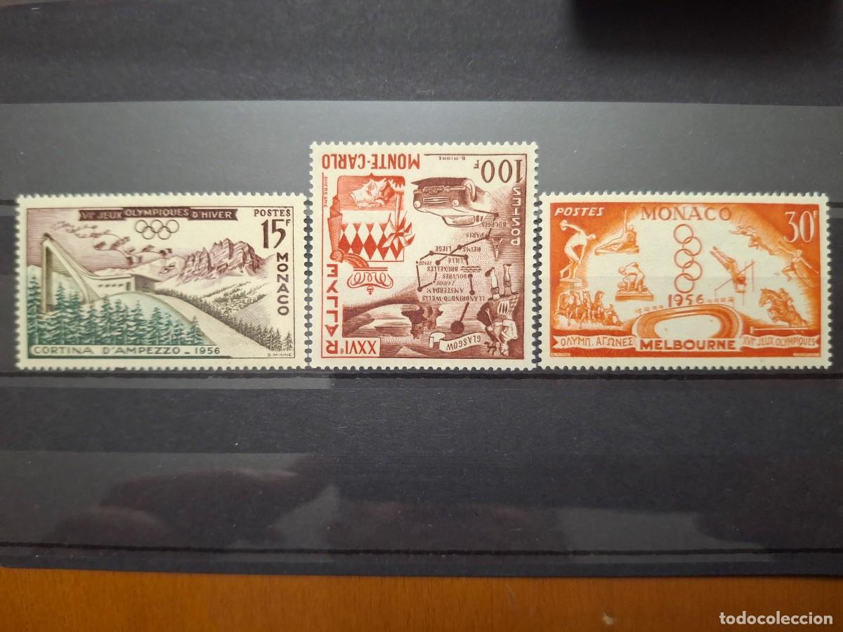 Stamps: HB1529 Sellos MONACO a&ntilde;o 1956 YVERT 441/443** SERIE COMPLETA en NUEVO v.c. 41 &euro;