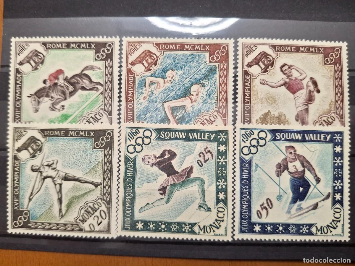 Briefmarken: HB1532 Sellos MONACO a&ntilde;o 1960 YVERT 532/537** SERIE COMPLETA en NUEVO v.c. 8 &euro;