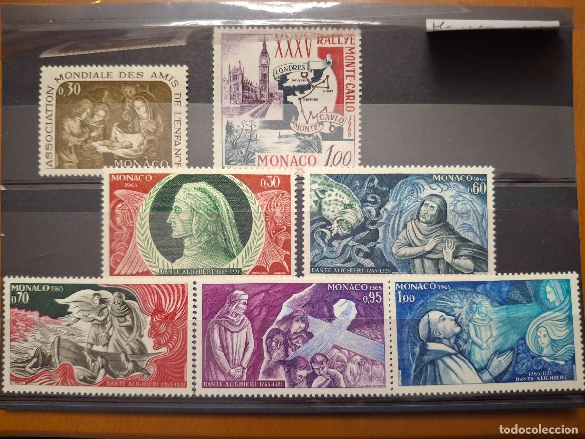 Selos: HB1534 Sellos MONACO a&ntilde;o 1966 YVERT 683/689** SERIE COMPLETA en NUEVO v.c. 8.30 &euro;