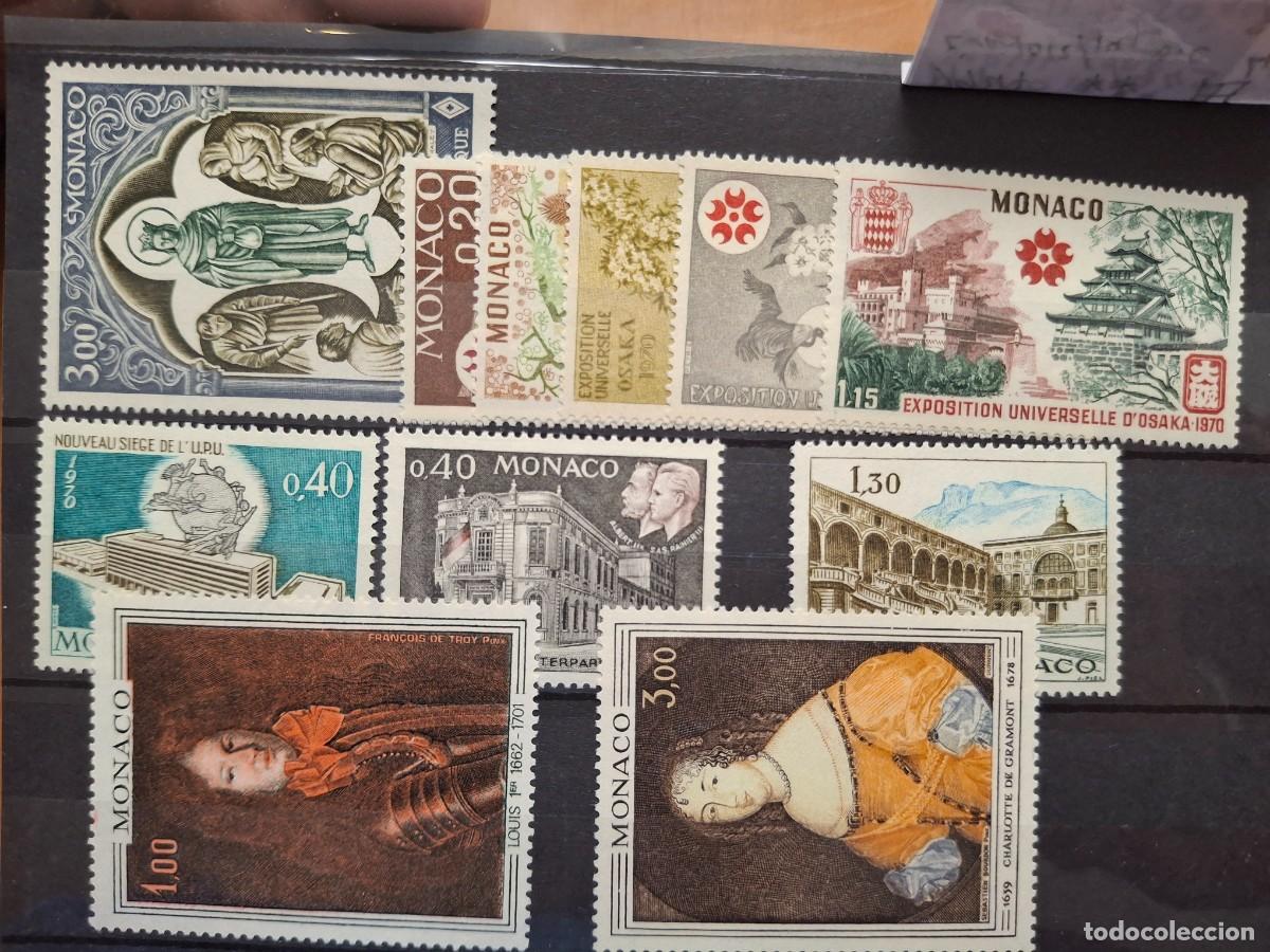 Stamps: HB1540 Sellos MONACO a&ntilde;o 1970 SERIES COMPLETAS en NUEVO v.c. 11.20 &euro;