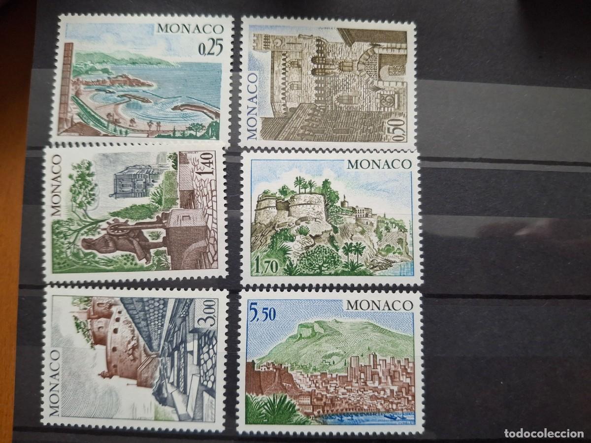 Selos: HB1541 Sellos MONACO a&ntilde;o 1974 YVERT 986/991** SERIE COMPLETA en NUEVO v.c. 45 &euro;