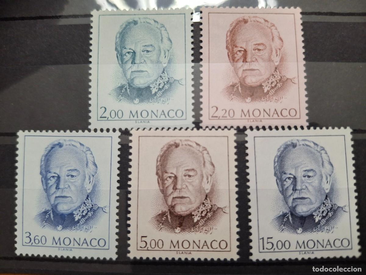 Selos: HB1544 Sellos MONACO a&ntilde;o 1989 YVERT 1671/1675** SERIE COMPLETA en NUEVO v.c. 16.45 &euro;