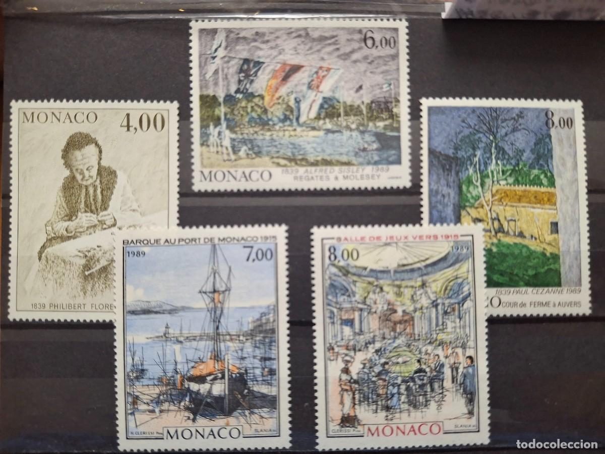 Timbres: HB1547 Sellos MONACO a&ntilde;o 1989 YVERT 1693/1697** SERIE COMPLETA en NUEVO v.c. 23.30 &euro;