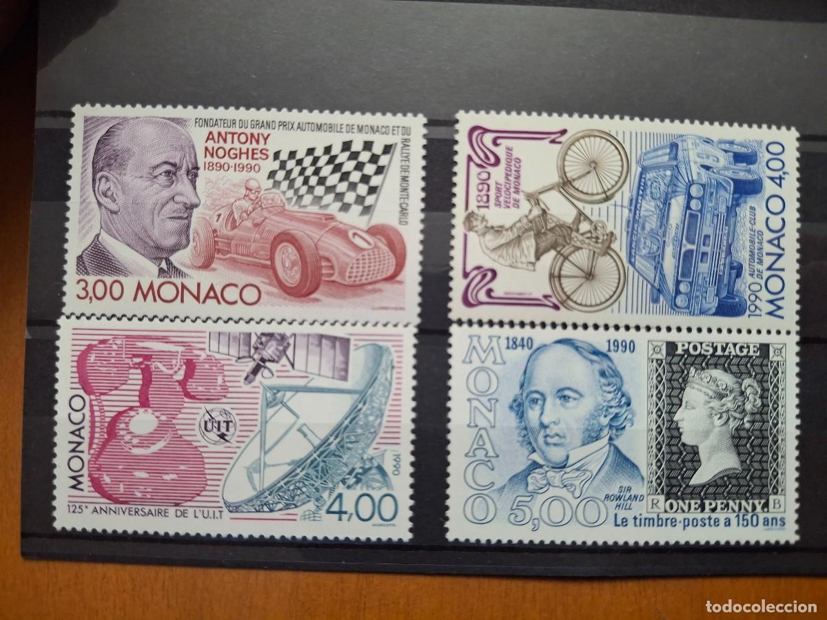 Stamps: HB1549 Sellos MONACO a&ntilde;o 1990 YVERT 1716/1719** SERIE COMPLETA en NUEVO v.c. 20.10 &euro;
