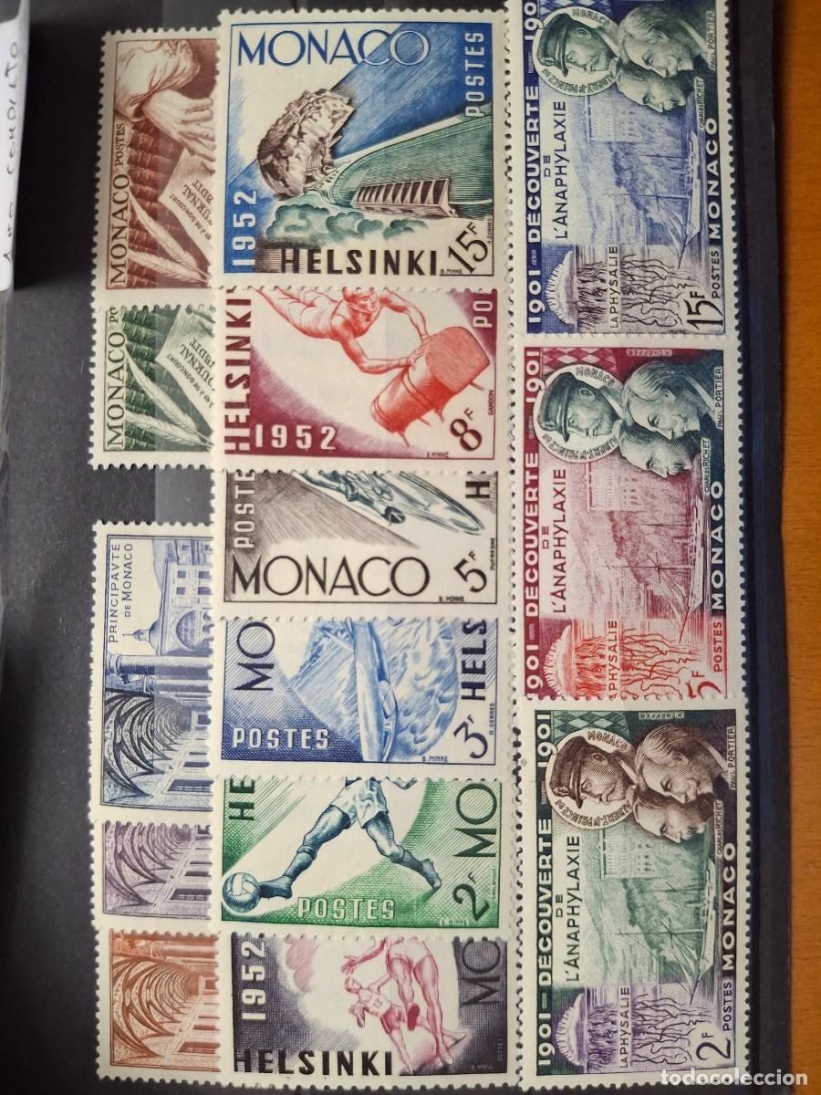 Francobolli: HB1553 Sellos MONACO a&ntilde;o 1952/1953** completo en NUEVO YVERT 383/396 v.c. 40 &euro;