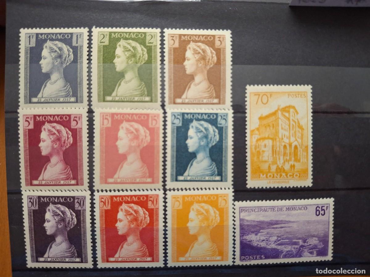 Stamps: HB1554 Sellos MONACO a&ntilde;o 1957 completo en NUEVO YVERT 478/488** v.c. 40 &euro;