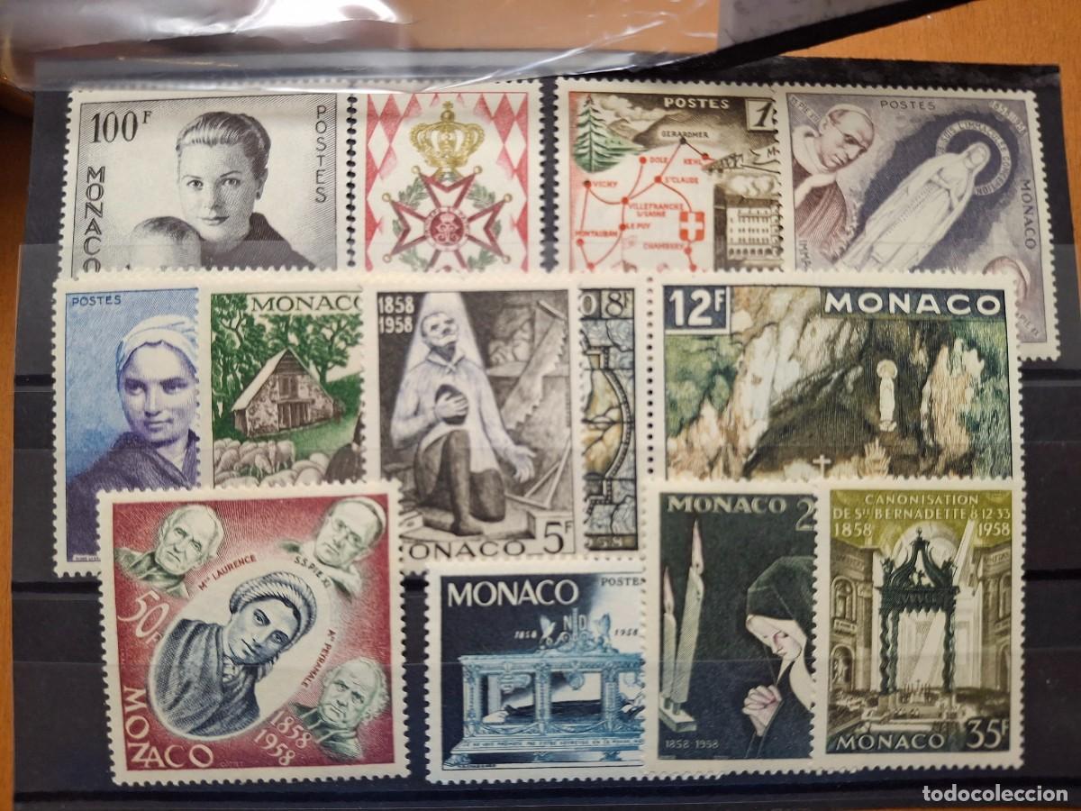 Stamps: HB1555 Sellos MONACO a&ntilde;o 1958 completo en NUEVO YVERT 489/502** v.c. 36 &euro;