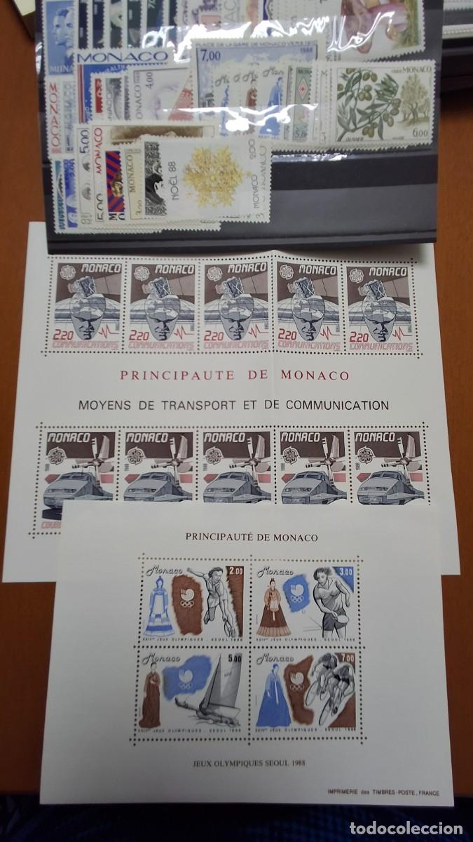 Francobolli: HB1560 Sellos MONACO a&ntilde;o 1988** completo en NUEVO sin YVERT 1643 ni HB 1651/54 v.c. 160 &euro;