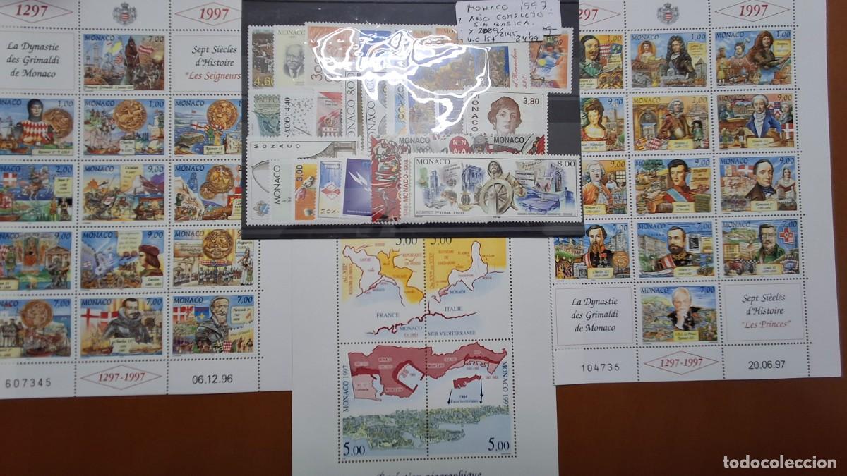 Stamps: HB1561 Sellos MONACO a&ntilde;o 1997 completo en NUEVO YVERT 2089/2145** sin basica v.c. 157 &euro;