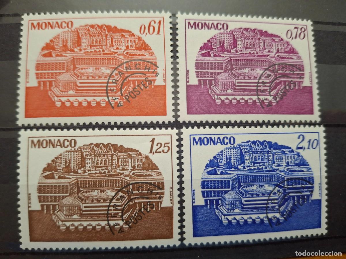 Briefmarken: HB1568 Sellos MONACO PREOBLITERADOS a&ntilde;o 1978 YVERT 54/57** SERIE COMPLETA v.c. 4 &euro;