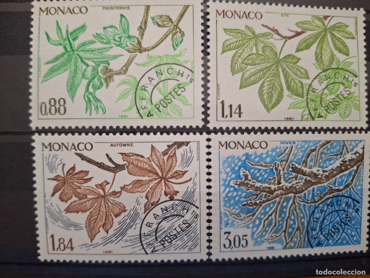 Briefmarken: HB1571 Sellos MONACO PREOBLITERADOS a&ntilde;o 1981 YVERT 70/73** SERIE COMPLETA v.c. 5.50 &euro;