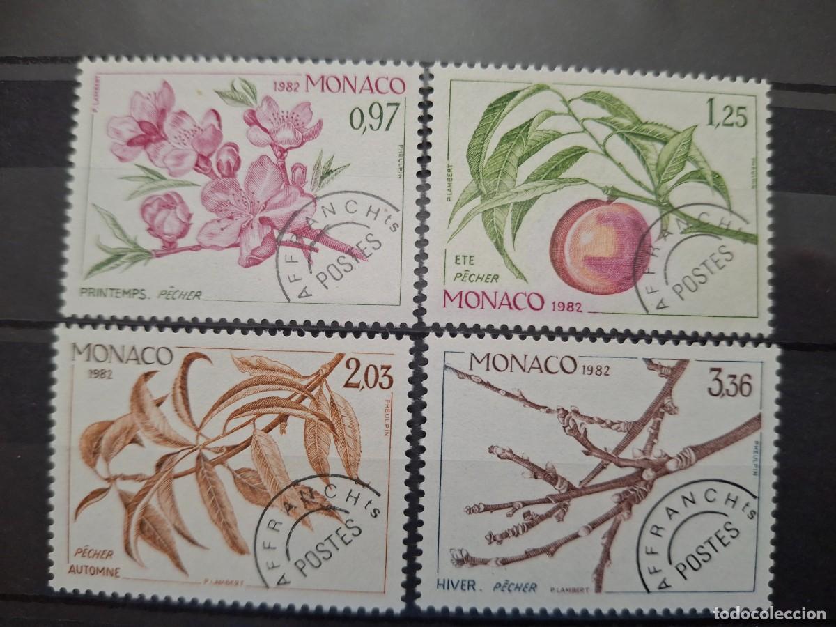 Selos: HB1572 Sellos MONACO PREOBLITERADOS a&ntilde;o 1982 YVERT 74/77** SERIE COMPLETA v.c. 5.50 &euro;