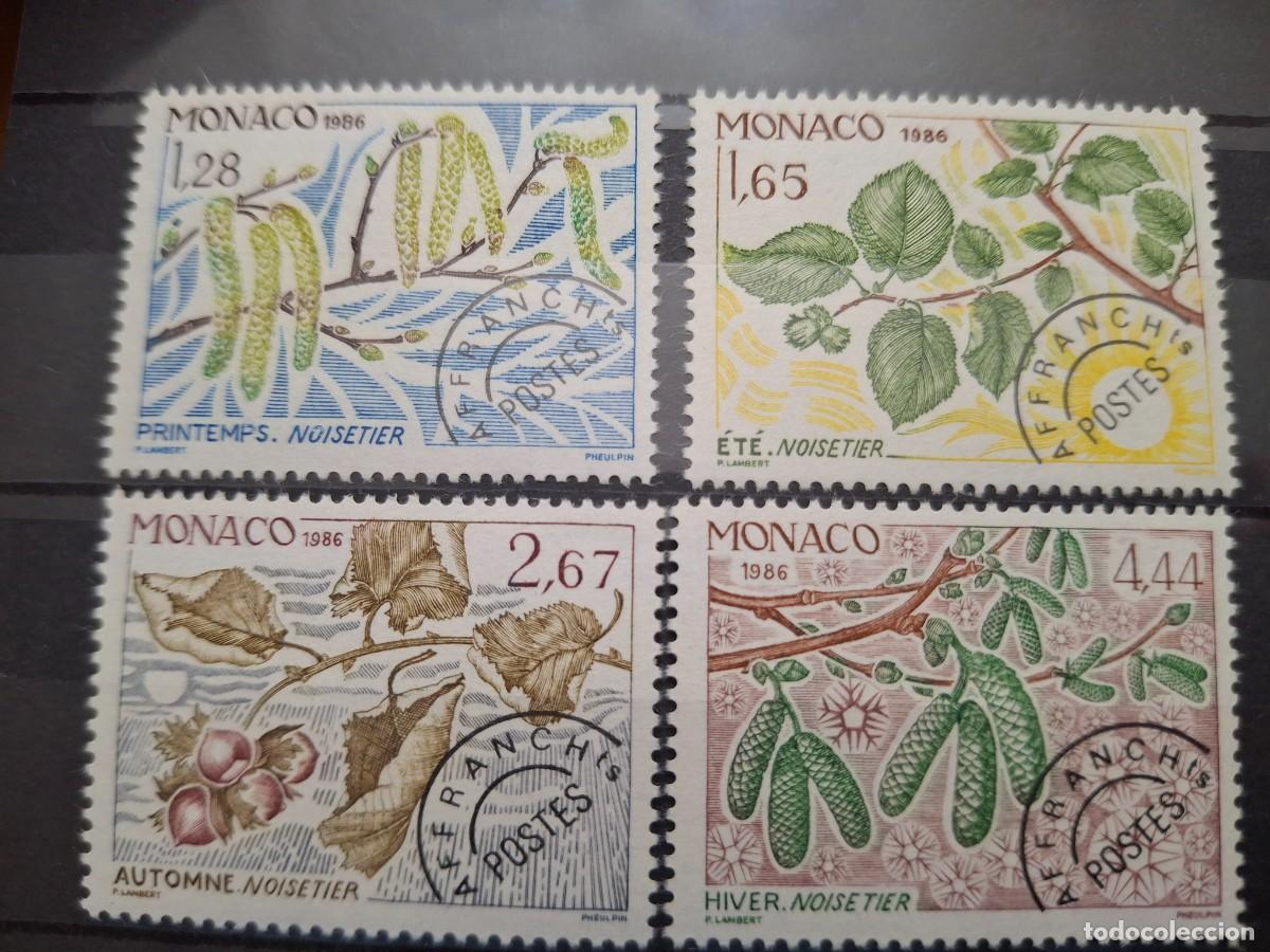 Selos: HB1575 Sellos MONACO PREOBLITERADOS a&ntilde;o 1986 YVERT 90/93** SERIE COMPLETA v.c. 7 &euro;