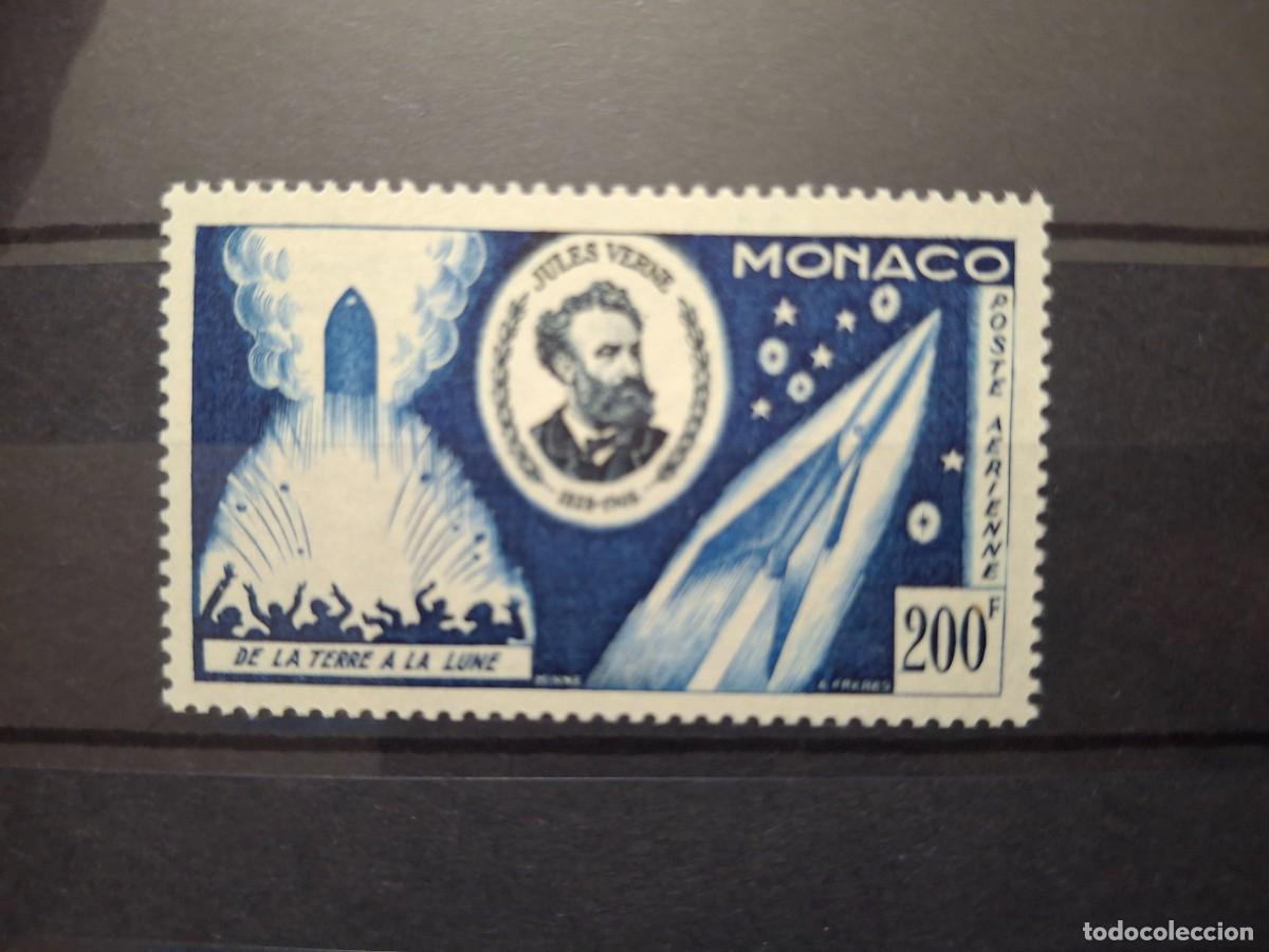 Selos: HB1587 Sellos MONACO CORREO AEREO a&ntilde;o 1955 YVERT 60** SERIE COMPLETA v.c. 37 &euro;