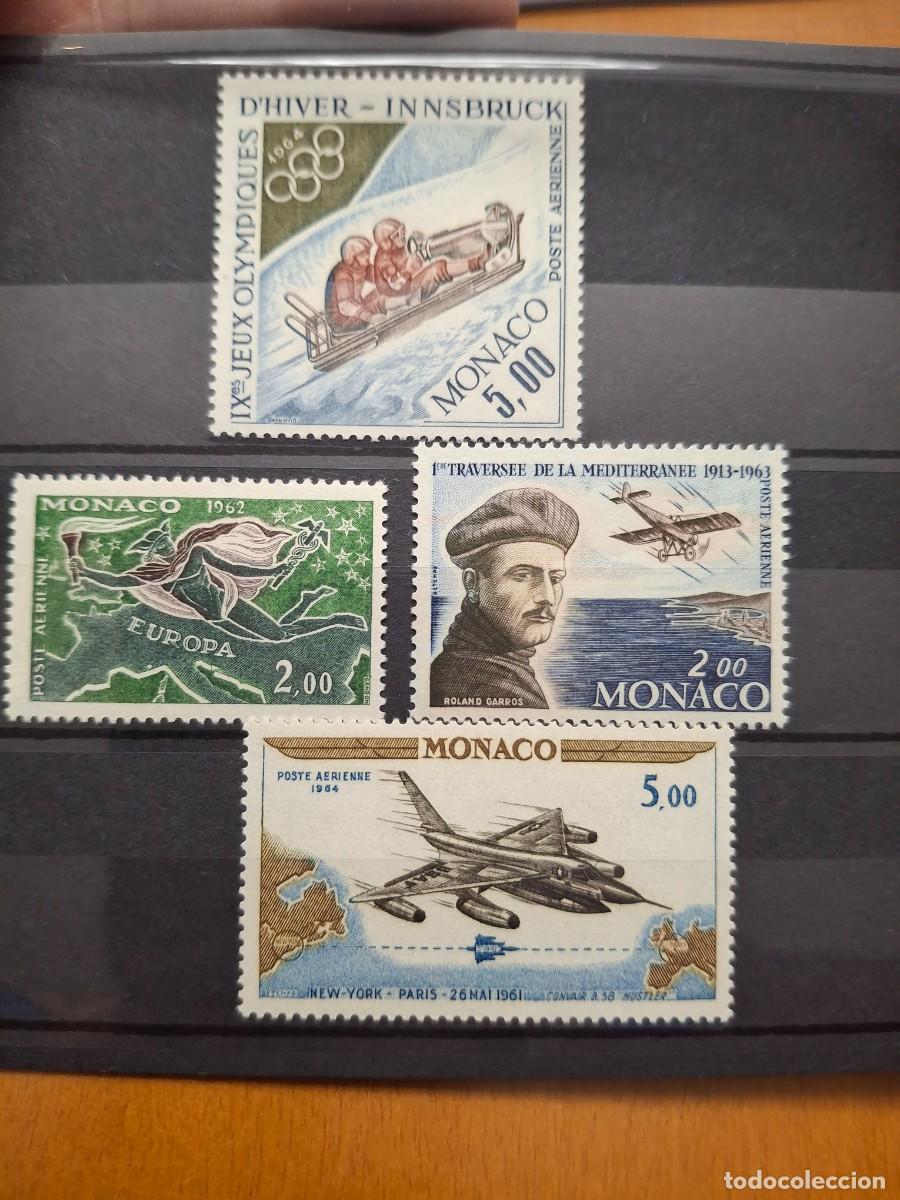 Stamps: HB1593 Sellos MONACO CORREO AEREO a&ntilde;o 1962/64 YVERT 79 y 81/83** SERIE COMPLETA v.c. 10 &euro;
