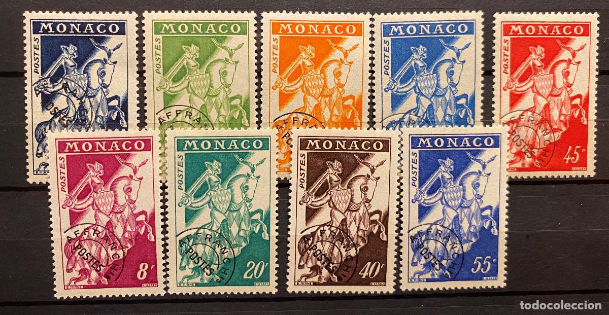 Sellos: Monaco 1957-59 Preobliteres Knights MLH/MNH