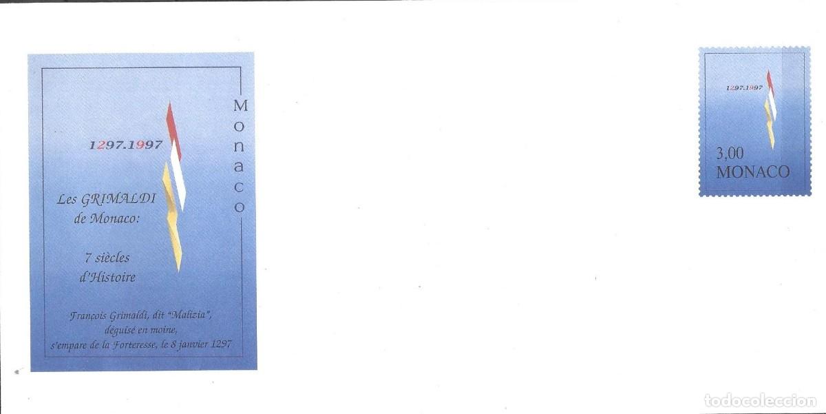 Sellos: ENTERO POSTAL** DE MONACO 1997 - Foto 1