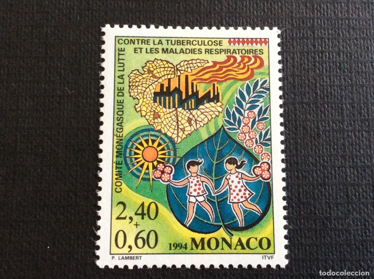 Sellos: MONACO N&ordm; YVERT 1931*** A&Ntilde;O 1994. COMITE MONEGASCO LUCHA CONTRA TUBERCULOSIS Y ENFERM.RESPIRATORIAS