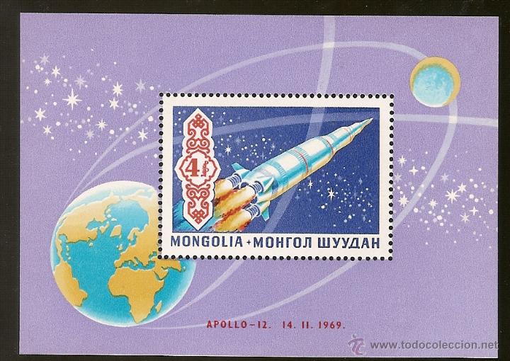 Sellos: Mongolia ** &  Apollo XII  1969 (20) - Foto 1