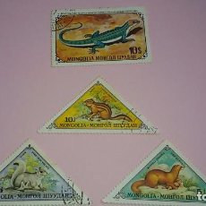 Sellos: LOTE SELLOS DE MONGOLIA AÑOS 1972 Y 1973.ANIMALES. CIRCULADOS