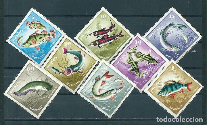 Sellos: Mongolia n&ordm; 398/405 (Michel) a&ntilde;o 1965. - Foto 1