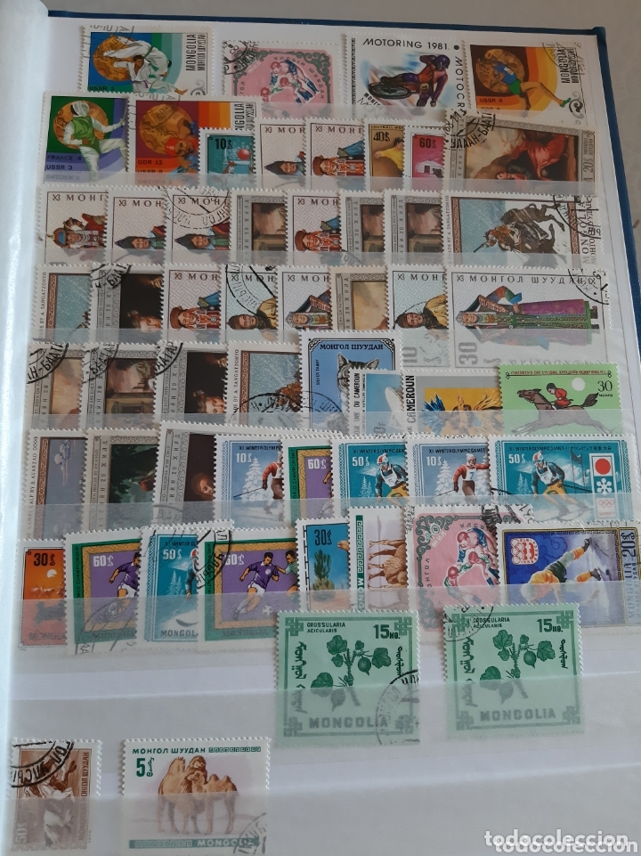 Sellos: Lote sellos Mongolia usado - Foto 1