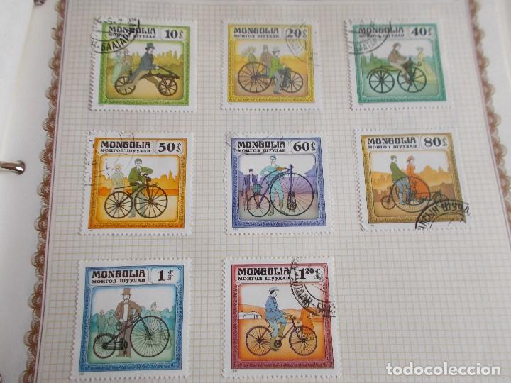 Sellos: MONGOLIA  8 Sellos Bicicletas - Foto 1
