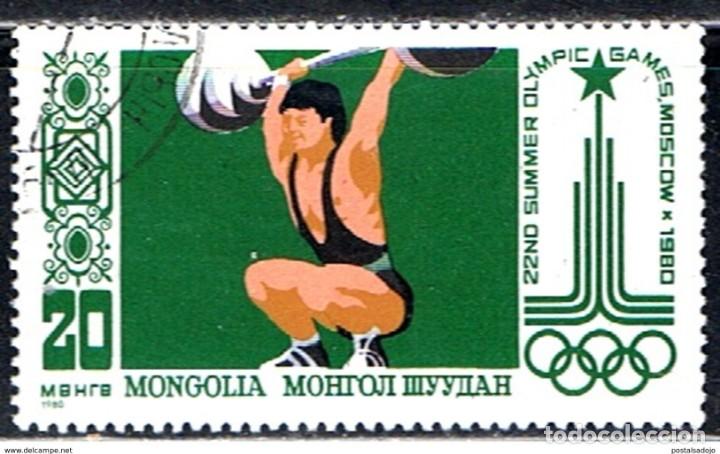 Sellos: MONGOLIA // YVERT 1052 // 1980 ... USADO . DEPORTE - Foto 1