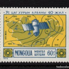 Sellos: MONGOLIA AEREO 74** - AÑO 1976 - METEOROLOGIA