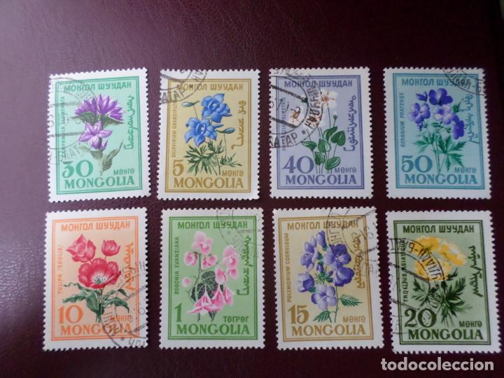 Sellos: *mongolia, 1960, flores diversas, Yvert 163/70 - Foto 1