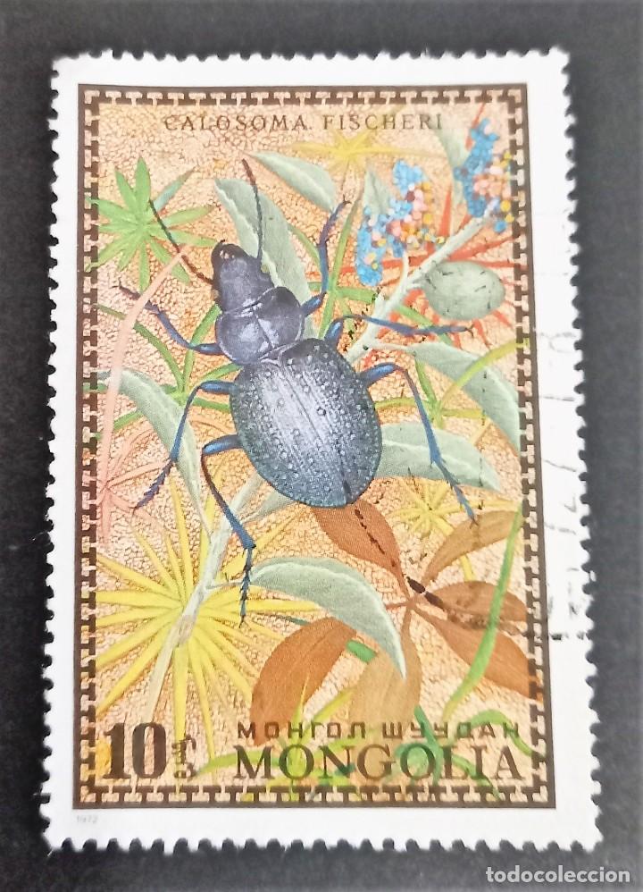Sellos: MONGOLIA 1972 INSECTOS / USADO - Foto 1