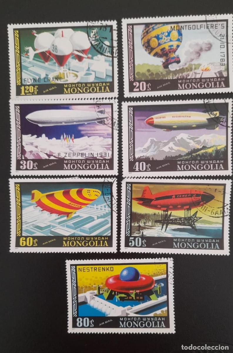 Sellos: SO) 1931 MONGOLIA, ZEPPELIN, USED - Foto 1