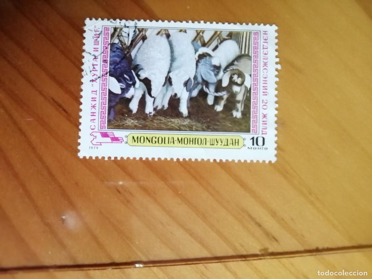 Sellos: MONGOLIA - VALOR FACIAL 10 - A&Ntilde;O 1979 - Foto 1