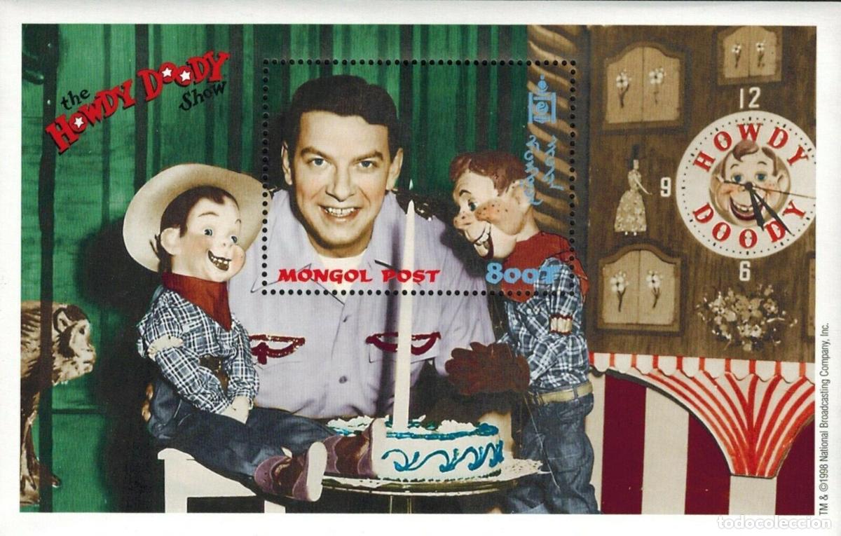 Sellos: MONGOLIA 1998 SHEET MNH THE HOWDY DOODY SHOW - Foto 1